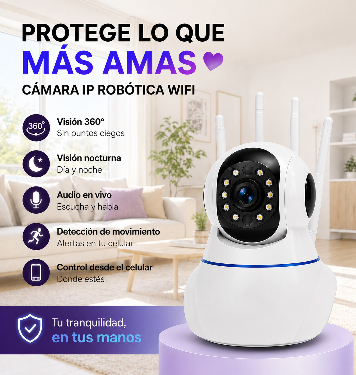 Cámara Inteligente 360°