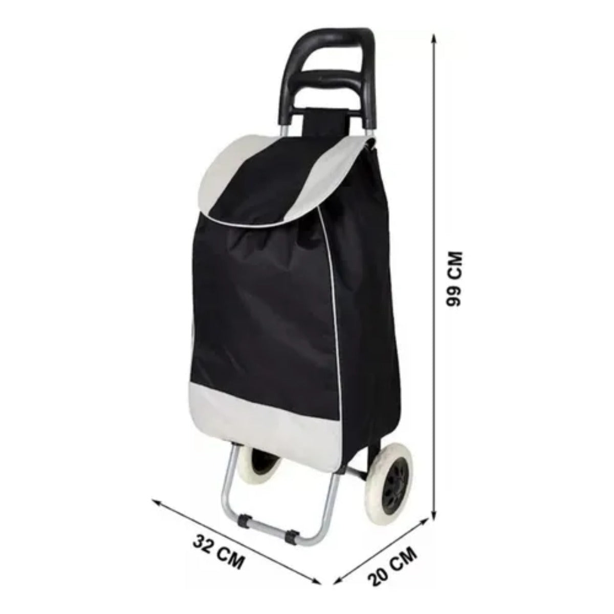 Carrito de mercado plegable con ruedas