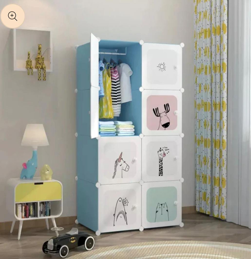 ARMARIO ORGANIZADOR INFANTIL - 8 CUBICULOS