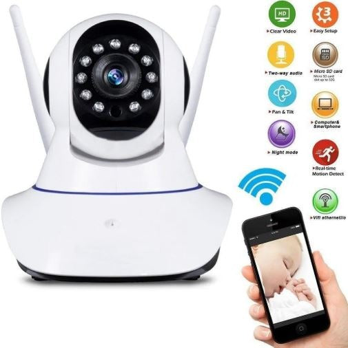 CAMARA IP ROBOTICA 3 ANTENAS