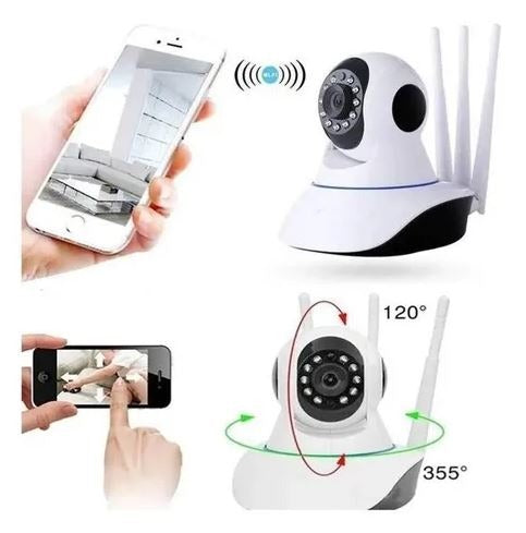CAMARA IP ROBOTICA 3 ANTENAS