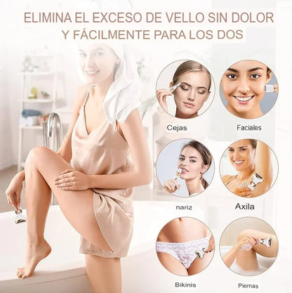 GEEMY DEPILADORA 4 EN 1 RECARGABLE LA ORIGINAL