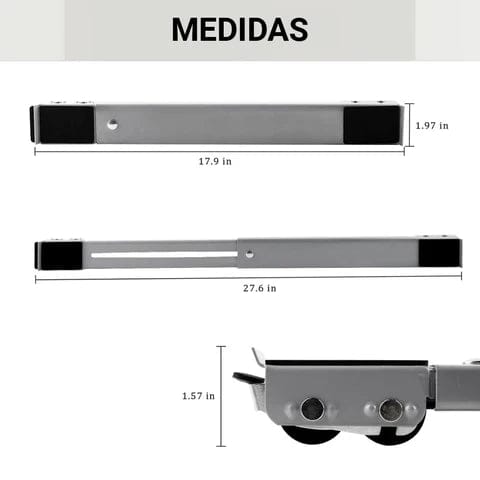 PROMO 2X1 BASE UNIVERSAL CON RUEDAS PARA ELECTRODOMESTICOS - ORIGINAL -