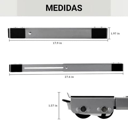 2X1 BASE UNIVERSAL CON RUEDAS PARA ELECTRODOMESTICOS -ORIGINAL-
