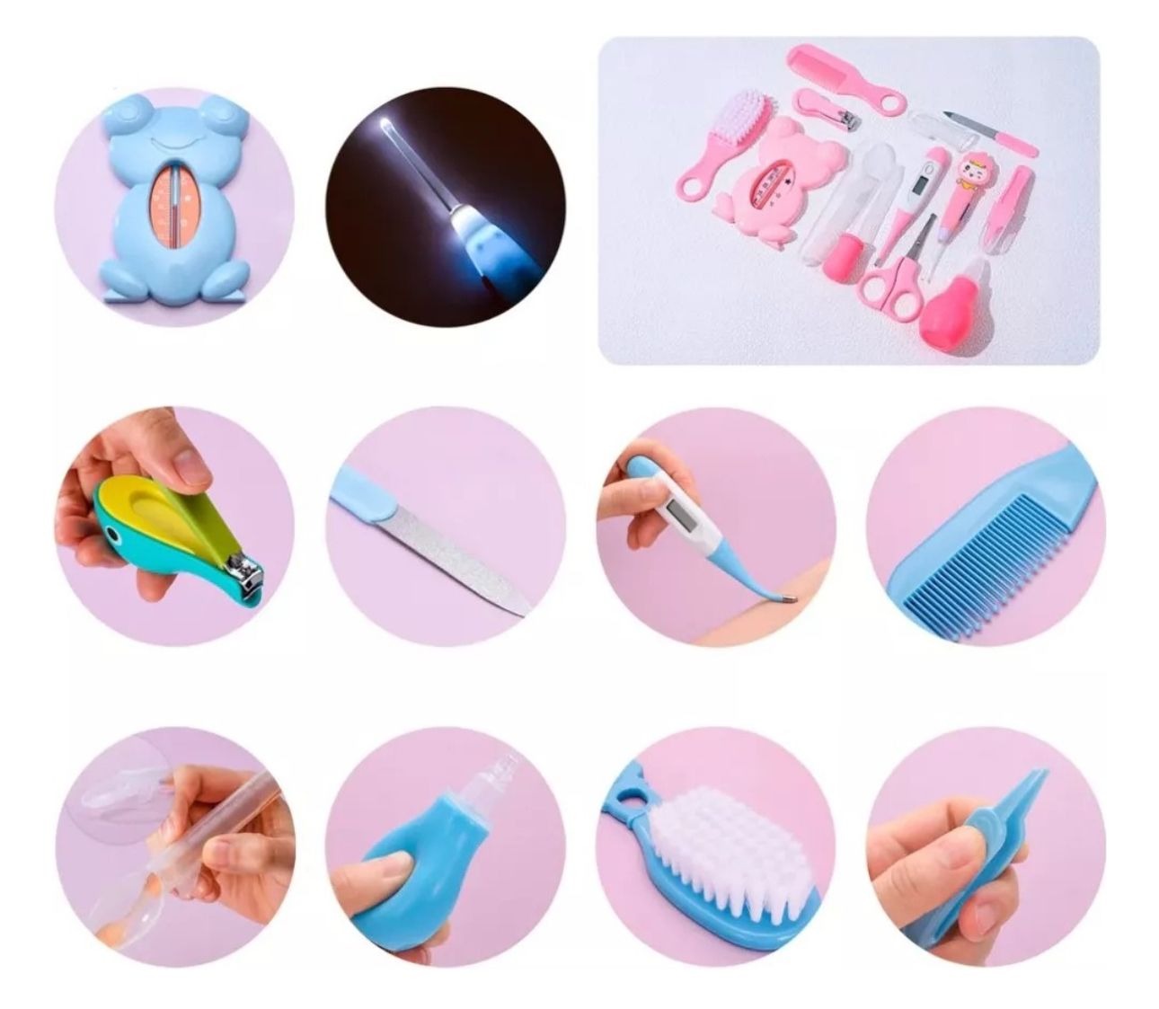 KIT DE ASEO PARA BEBES PREMIUM