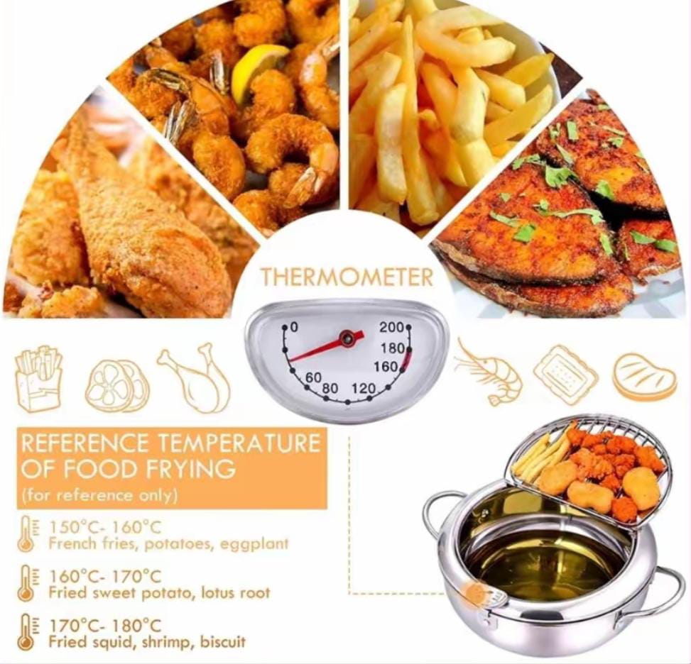 OLLA FREIDORA JAPONESA CON TERMOMETRO - LA ORIGINAL