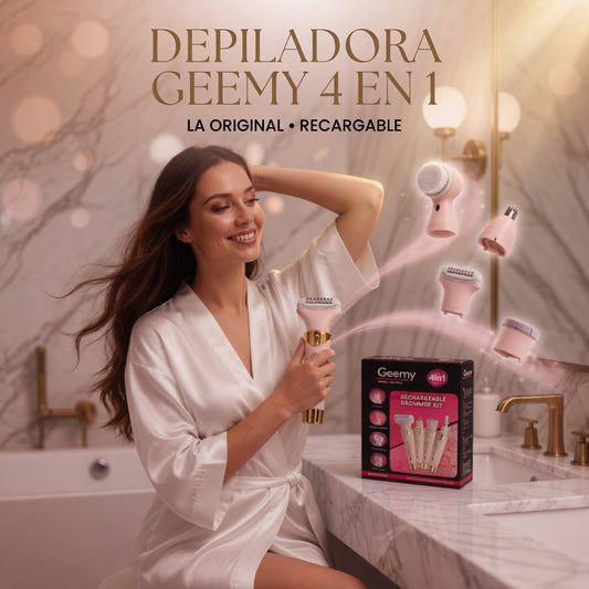 GEEMY DEPILADORA 4 EN 1 RECARGABLE LA ORIGINAL